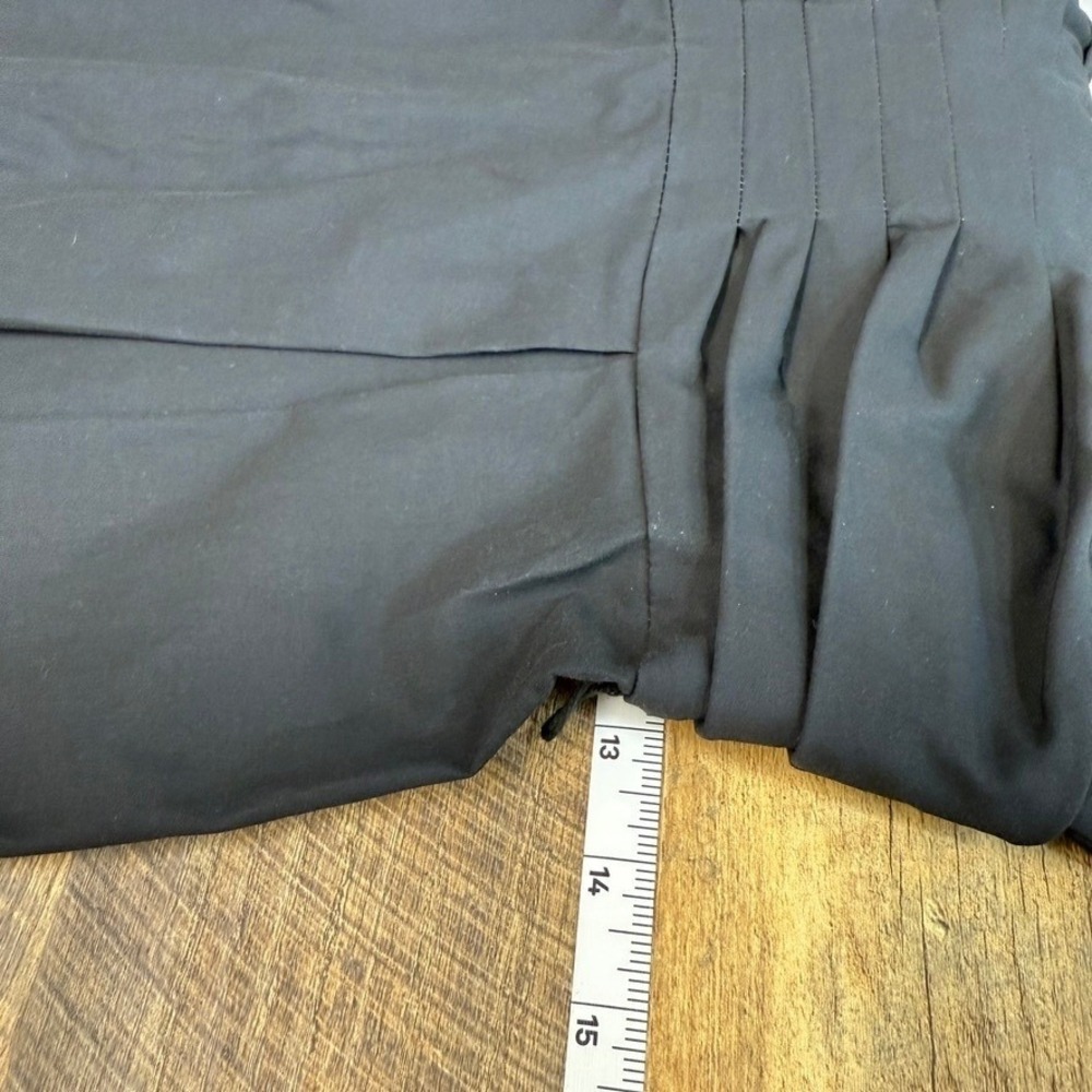 Womens Sportmax LBD Size 6 Black Sheath Dress Luxury Y2K Ruffle Party - Picture 11 of 11